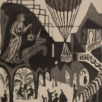 unleserlich signiert ## - Jahrmarkt - o.J. - Radierung