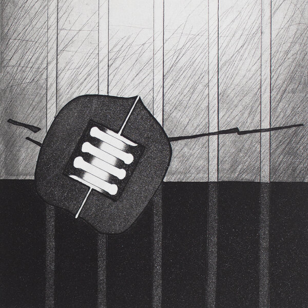 Herbert Bessel - In der Nuss - 1975 - Radierung