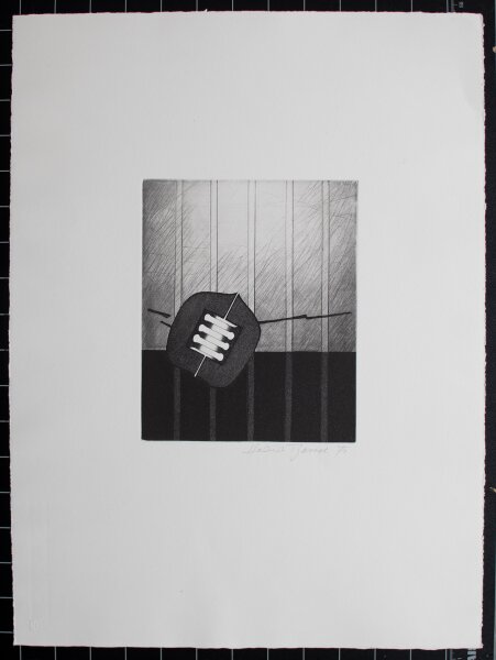 Herbert Bessel - In der Nuss - 1975 - Radierung