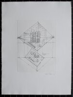 Peter Freese - Büroperspektive 81 - 1981 - Radierung