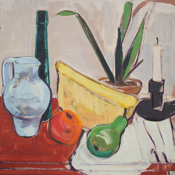 unbekannt - Stillleben - 1954 - Malerei