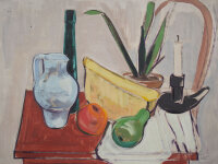 unbekannt - Stillleben - 1954 - Malerei