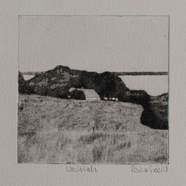 Rainer Göschl - Westerholz - 1976 - Radierung