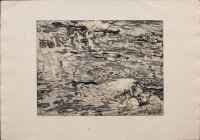 Herbert, Grunwaldt - Meereswellen - 1964 - Radierung