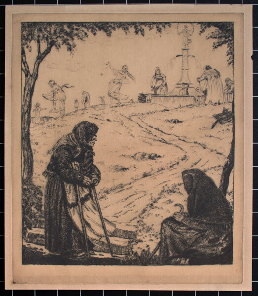 unbekannt - Jungbrunnen - o.J. - Radierung