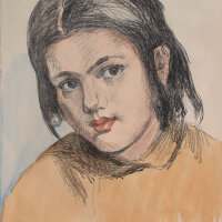 unleserlich signiert - Kinderporträt - o.J. -...