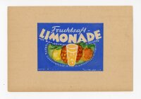 unbekannt - Fruchtsaft Limonade Etikett - o.J. - Gouache
