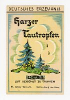 unbekannt - Harzer Tautropfen - o.J. - Gouache