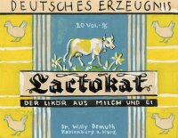 unbekannt - Entwurf Likör Logo - o.J. - Gouache