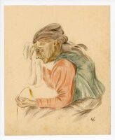 unbekannt - Bäuerin - o.J. - Aquarell