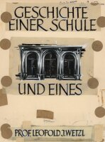 unbekannt - Eingang einer Schule - o.J. - Tuschezeichnung