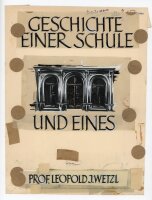 unbekannt - Eingang einer Schule - o.J. - Tuschezeichnung