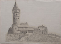 signiert W. Ludwig - Friedberger Warte – Frankfurt...