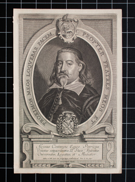 Pieter de Jode der Jüngere - Alvise Contarini - 1648 - Kupferstich