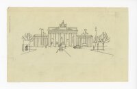 unbekannt - Skizze Brandenburger Tor - o.J. -...