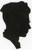 unbekannt - Scherenschnitt Mann im Profil - o.J. - Scherenschnitt