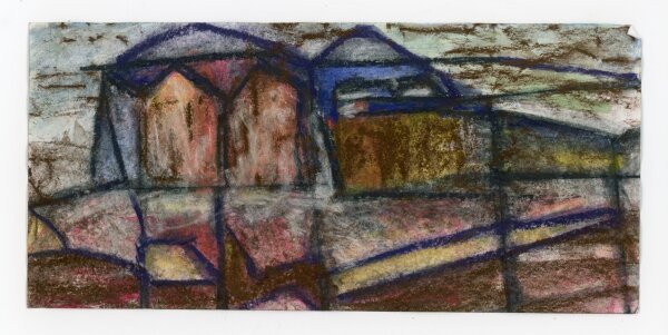 unbekannt - Abstrakte Gebäude - o.J. - Pastell