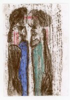 unbekannt - Zwei Personen - o.J. - Pastell