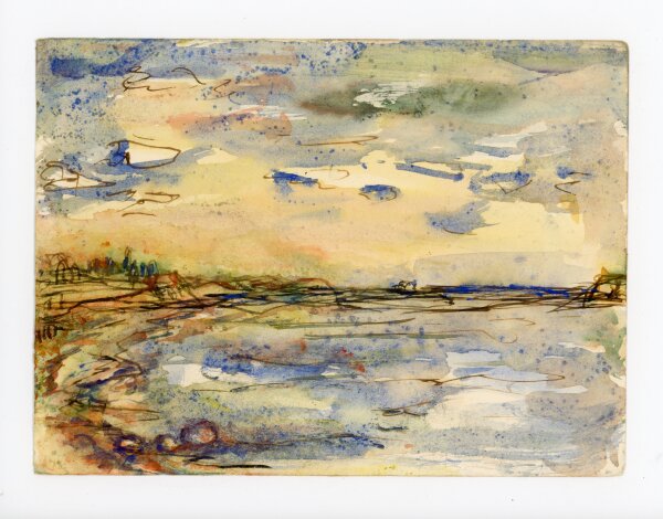 unbekannt - See - o.J. - Aquarell