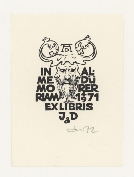 Zbigniew Dolatowski - Ex Libris - 1972 - Holzschnitt