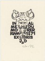 Zbigniew Dolatowski - Ex Libris - 1972 - Holzschnitt