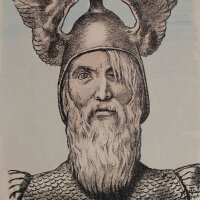 Hans Thoma - Wotan - 1916 - Radierung