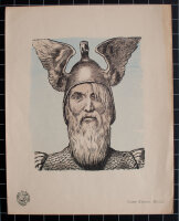 Hans Thoma - Wotan - 1916 - Radierung