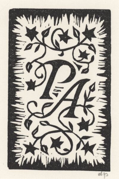 Alma Petz - Ex Libris Alma Petz - o.J. - Holzschnitt