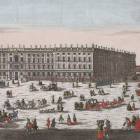 Unbekannt - Guckkastenbild Schloß Berlin - o.J. -...