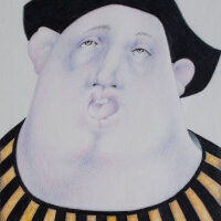 Fred Nolte - Der Fresser - 1970 - Farbstift