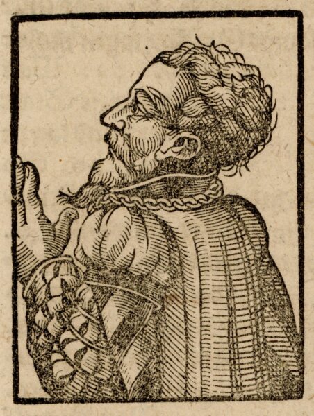 unbekannt - Bildnis des Regner Sixtinus - o.J. - Holzschnitt