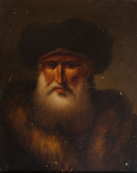 unbekannt - Männerbildnis - o.J. - Öl auf Holz