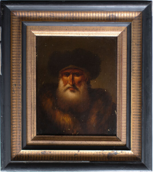 unbekannt - Männerbildnis - o.J. - Öl auf Holz