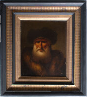 unbekannt - Männerbildnis - o.J. - Öl auf Holz