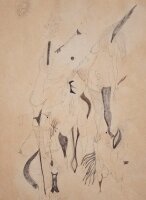 unleserlich signiert - Ein Tag der Kulturrevolution - 1967 - Zeichnung