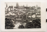 Hertha Peschke-Scholz - Ausblick auf Bremen - o.J. -...