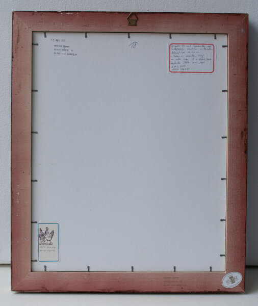 H. von Löwis - Blumenstillleben - 1905 - Öl auf Malpappe