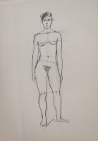 O. Hartmann - Weiblicher Akt - o.J. - Zeichnung