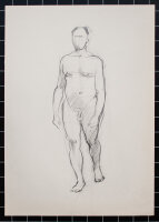 O. Hartmann - Männlicher Akt - o.J. - Zeichnung