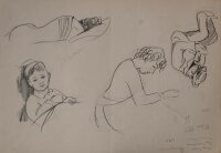 O. Hartmann - Frauenbildnisse - o.J. - Zeichnung