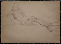 Lucie Müller - Weiblicher liegender Akt - o.J. -...