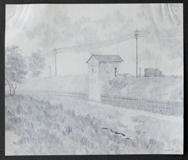 Hans Venter - o. T. - Bleistiftzeichnung - 1919