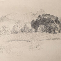 Mathilde von End - Landschaft - 1926 - Bleistift