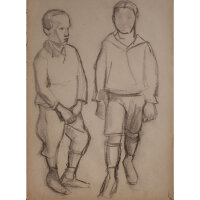 Lucie Müller - Stehende Knaben / Jungenporträt...