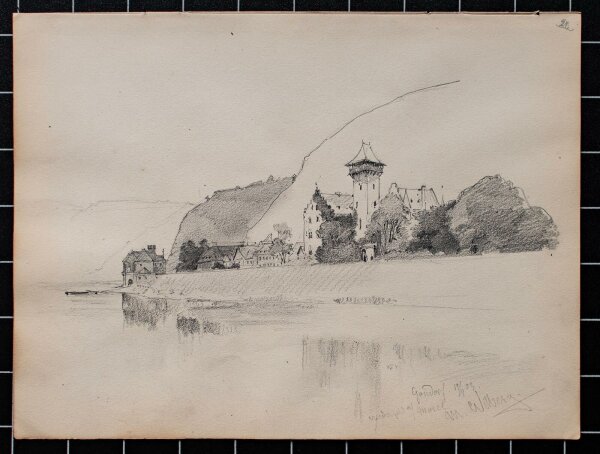Martin Wilberg - Gondorf - 1903 - Bleistiftzeichnung