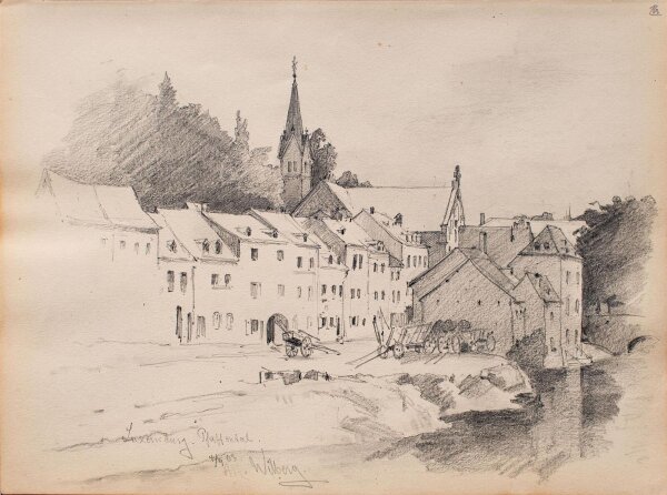 Martin Wilberg - Pafendall - 1903 - Bleistiftzeichnung