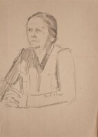 Lucie Müller - Weibliches Porträt/ Sitzende -...