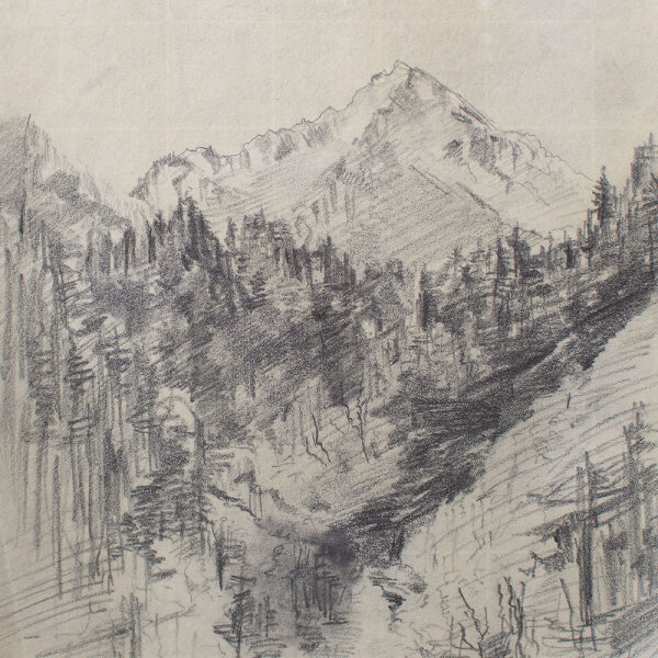 Mathilde von End - Landschaft - 1926 - Bleistift