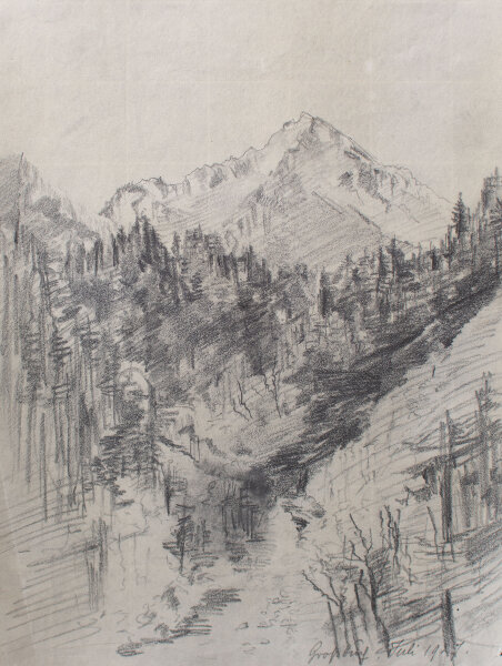 Mathilde von End - Landschaft - 1926 - Bleistift