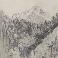 Mathilde von End - Landschaft - 1926 - Bleistift